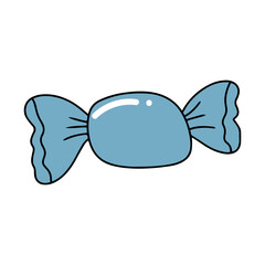 handrawn line cartoon bread and drink cafe doodles design. element stock