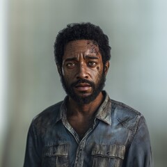 A man with a beard and a worried expression looks directly at the camera.