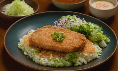 맛있는 돈가스 사진 소스 밥 바삭하고 맛있어보인다