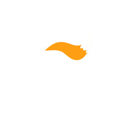 fox tail vector 