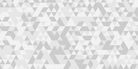 Vector overlap abstract white and gray geometric triangle low polygon surface. minimal diamond creative tile and fabric, mosaic metallic wallpaper background