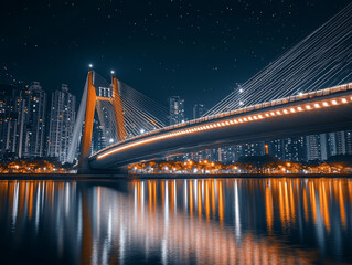 Fototapeta premium bridge at night