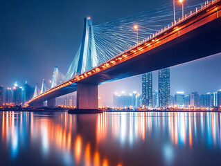 bridge at night