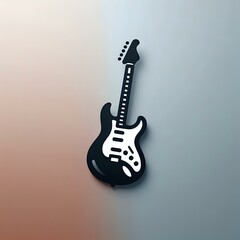 Obraz premium guitar logo