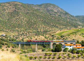 Railway Bridge (Ponte Ferroviaria de Murca), Vila Nova de Foz Coa, Douro UNESCO site, Portugal