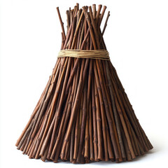 Bonfire Isolated On White