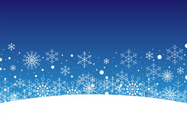 christmas background with snowflakes