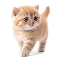 Obraz premium Cat Walking Isolated