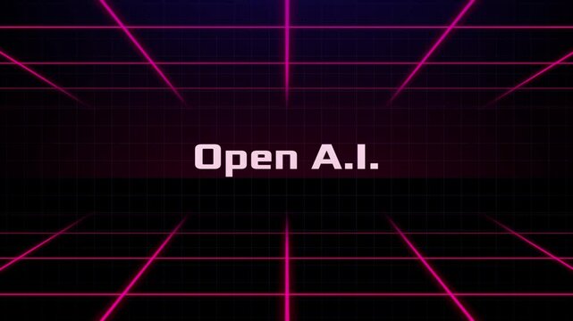 
Open A.I. GLITCH TITLE ANIMATION WITH GRID BACKGROUND
