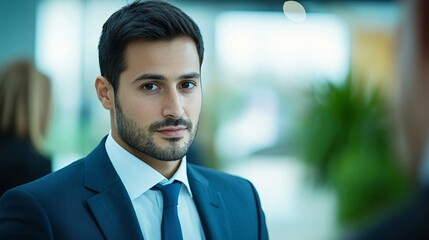 Fototapeta premium Portrait of a Confident Businessman