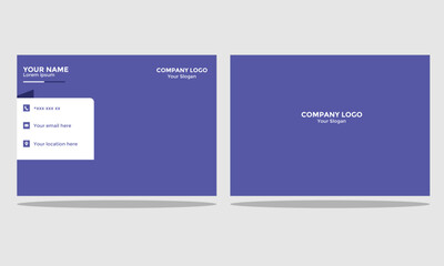 Fototapeta premium Professional modern business card design