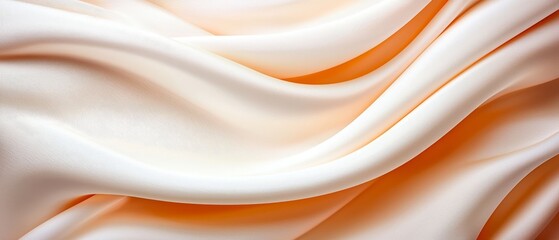 Obraz premium A close up shot of a white and orange fabric