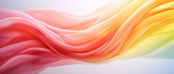 Obraz premium a close up of a colorful fabric with a white background