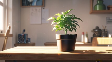 Nature in Simplicity The Power of a Single Plant