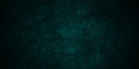 Abstract dark green grunge texture, old vintage black backdrop watercolor. Abstract distressed wall surface, stucco texture. Black green satin dark texture luxurious design.
