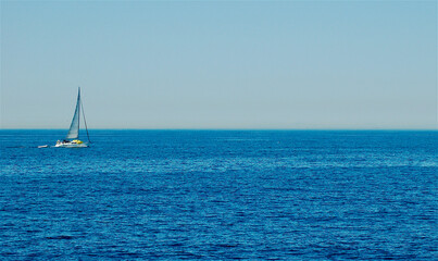 sailboat on the sea