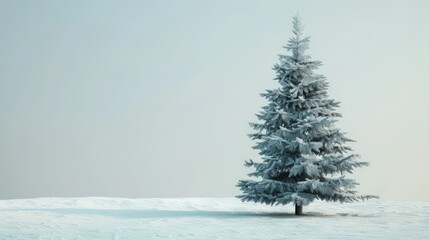 Fototapeta premium christmas tree background with copy space for text