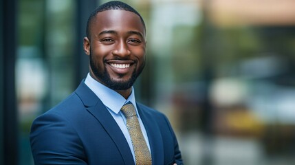 Fototapeta premium Portrait of a Confident Businessman