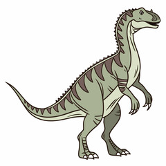 tyrannosaurus dinosaur vector illustration