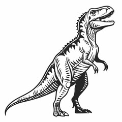 silhouette of a dinosaur