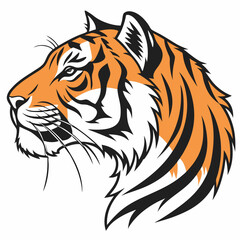 Obraz premium tiger head vector