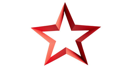 Obraz premium 3d star on transparent background