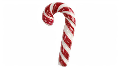Obraz premium christmas candy canes on white background