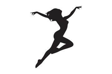 Dancer Silhouette vector illustration, Dancer Silhouette 