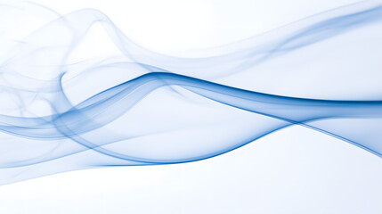 Winter smoke trail background with icy blues and whites, serene and calm feel