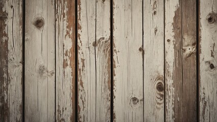 Naklejka premium Rustic gray white washed old wood board surface wall mockup background