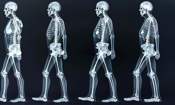 Skeleton Walking Animation
