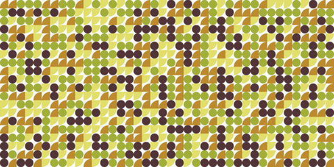 seamless pattern with green and gold. Pattern yellow green dark red color background wallpaper. vector illustration design.
