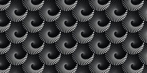 Vector seamless texture. Modern geometric background. Grid of dots.