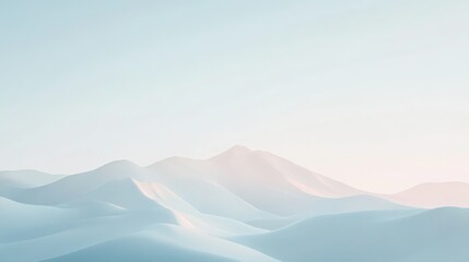 Gradient from pale rose to dusty blue, creating a gentle, neutral look ideal for minimalist travel themes.