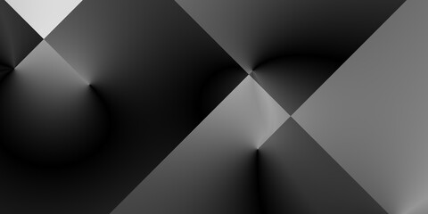 Fototapeta premium Abstract Dark Colored Black and White Geometric Background Modern Line Pattern Trendy Backgrounds For Banner, Poster, Wallpaper, Backdrop, Presentation