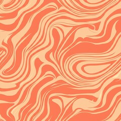 Elegant wavy Cream Pattern