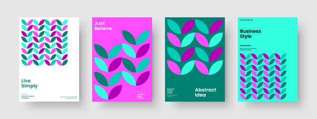 Obraz premium Abstract Banner Layout. Geometric Brochure Design. Modern Business Presentation Template. Flyer. Background. Book Cover. Poster. Report. Notebook. Catalog. Pamphlet. Journal. Handbill. Newsletter