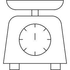 Weight single vector icon