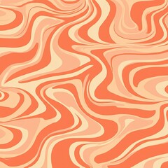 Elegant wavy Cream Pattern