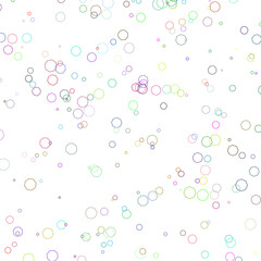 octahedrons scattered on a transparent background - a set of neon textures with different geometric shapes