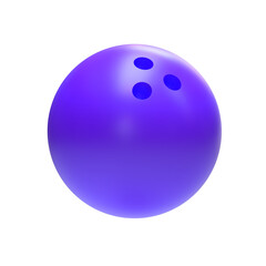 Bowling ball, 3D icon, bowling, sport, entertainment, recreation, games, minimalist design, digital resource, bowling illustration, sport icon, recreational activity, competition, fun