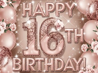 Classy Pink 16th Birthday Celebration