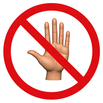 hand holding sign