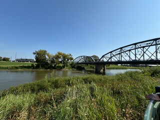 River crossing view from the banks