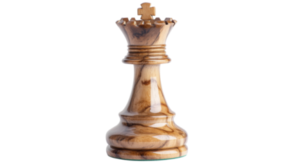 king chess piece on transparent background