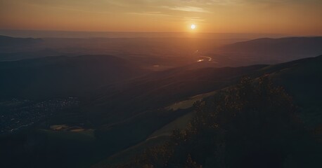 view from the top of the mountain