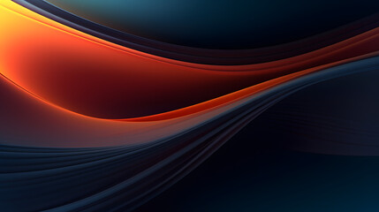 Naklejka premium Elegant 2D Abstract Wallpaper on Monochrome Solid Background