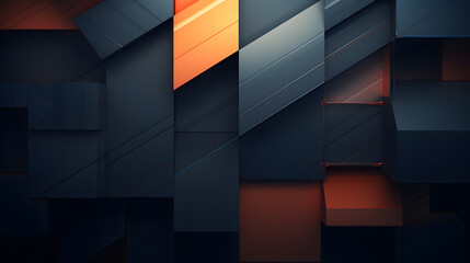 Obraz premium Elegant 2D Abstract Wallpaper on Monochrome Solid Background