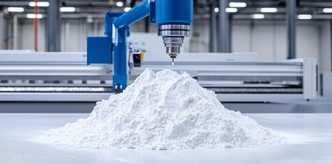 In a visual display of culinary chaos, dough erupts in a cloud of flour