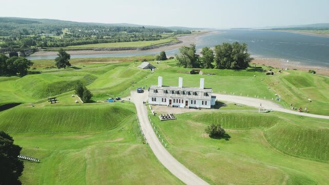 Fort Anne, a Parks Canada National Historic Site - where a succession of Scottish, French, and English settlers fought one another and the indigenous Mi&rsquo;kmaq for control of the Annapolis Valley.
